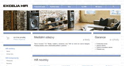 Desktop Screenshot of excelia-hifi.cz